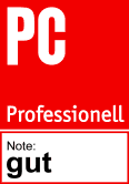 Bewertung bei PC-Professionell: Gut. Klicken zum Kauf der Software.